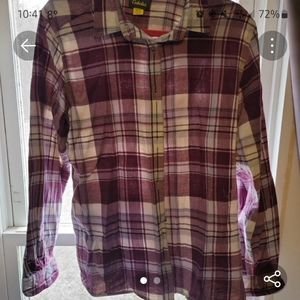 Women's flannel button down